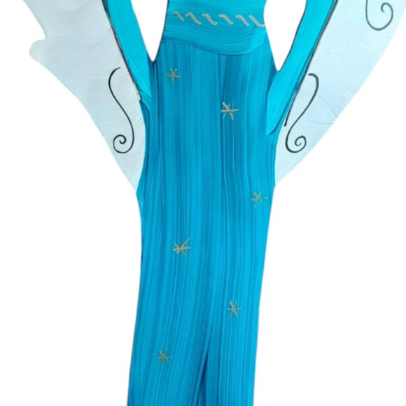 RARE "Signed” Claudine Buell Hand Painted Angel Metal Art Sculpture - Picture 2 of 9